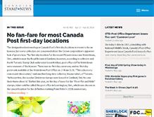 Tablet Screenshot of canadianstampnews.com